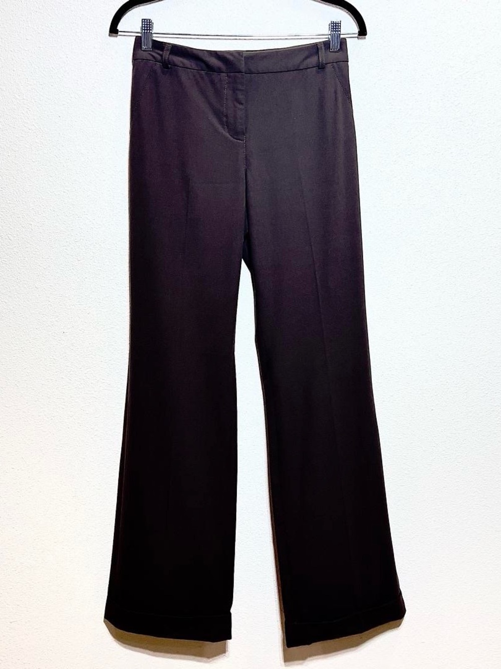 EUC Anthropologie Elevenses Black Wide Leg Trousers ▪️ Size 8